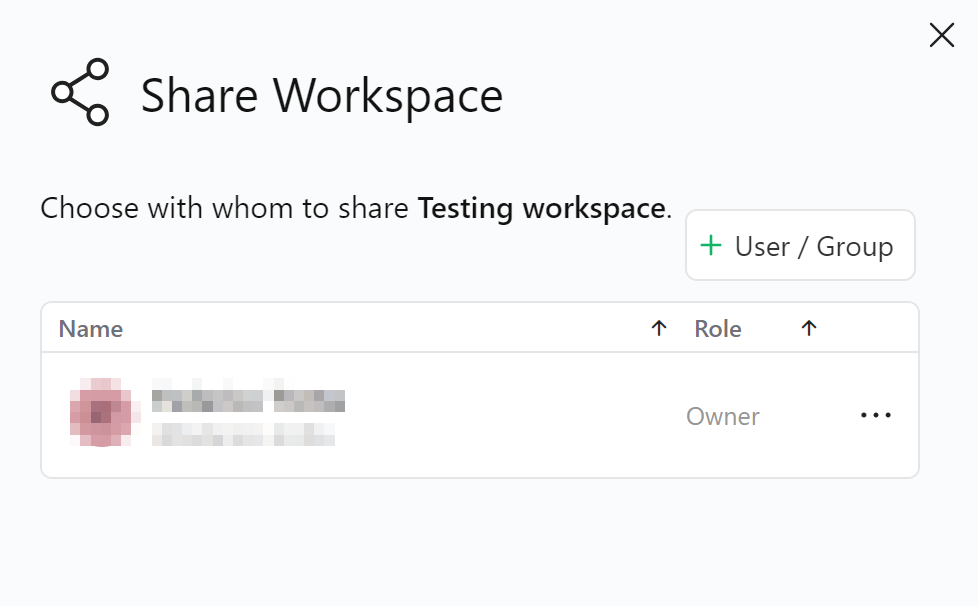 The workspace sharing feature in DAX Optimizer