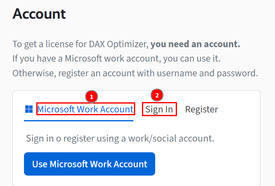 Buying a license in Dax Optimizer