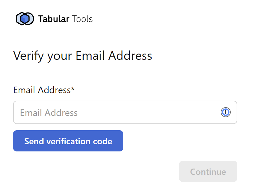 Send verification code
